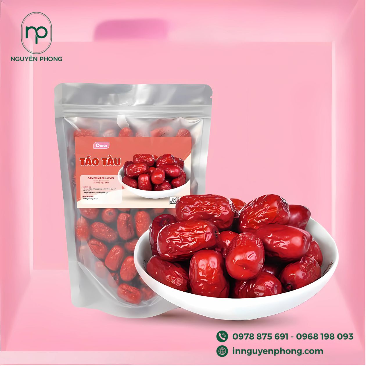 Mẫu tem dán táo đỏ